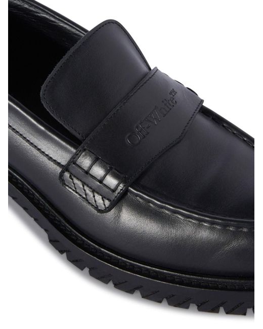 Off-White c/o Virgil Abloh Black Loafer With Logo for men