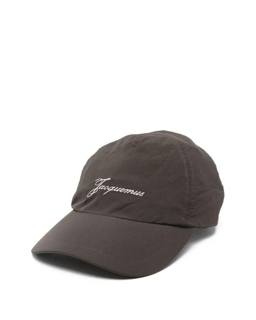 Jacquemus Brown Logo Baseball Cap