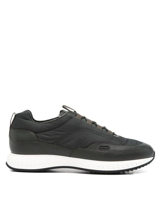 John Lobb Black Laced Sneakers for men