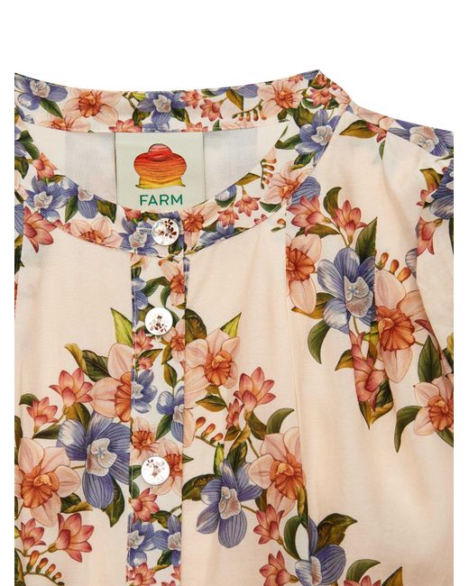Farm Rio White Short Hilo Dress