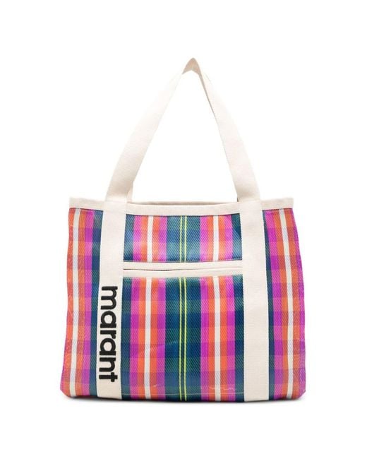 Isabel Marant White Powden Nylon Tote Bag