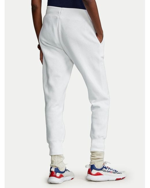 Polo Ralph Lauren White Jogger Pants