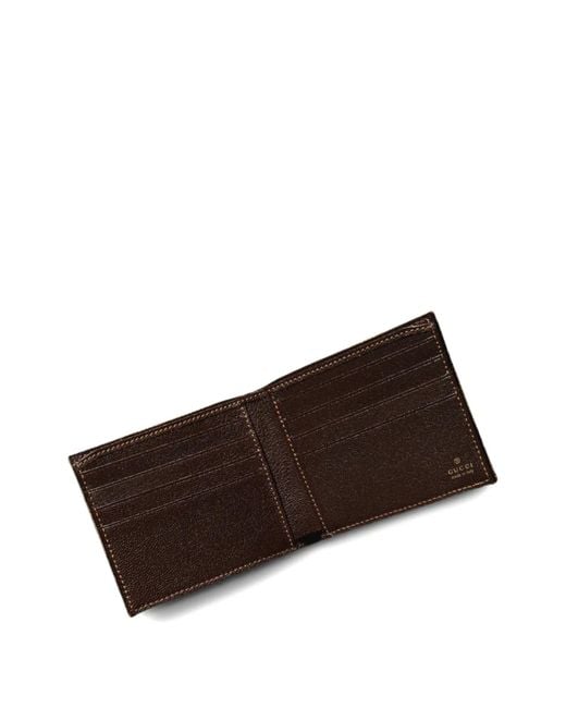 Gucci Brown Gg Bifold Wallet for men