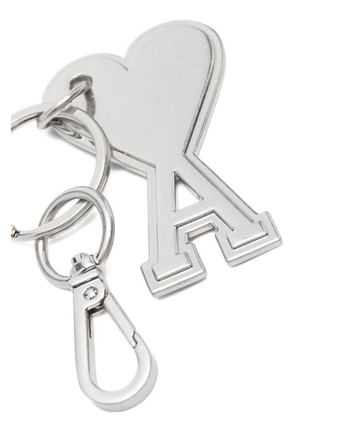 AMI White Ami De Coeur Keyring