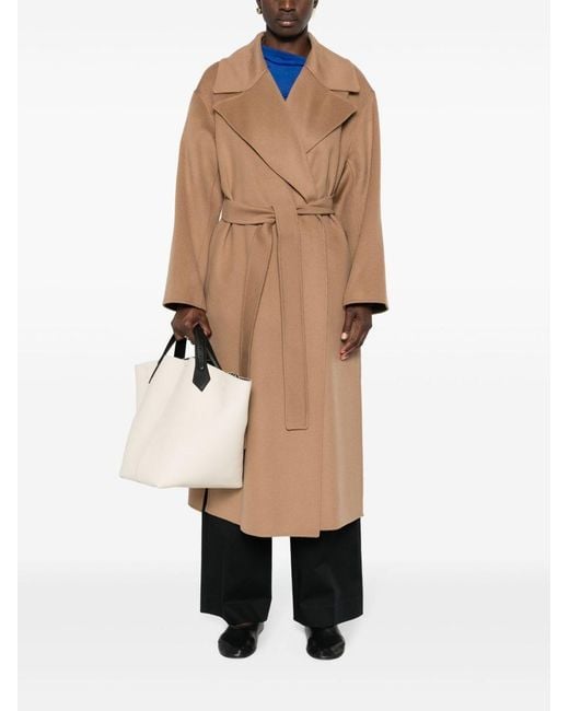 Max Mara Natural Wool Long Coat