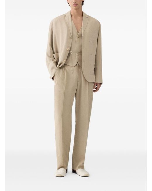 Jacquemus Natural Le Pantalon Croisiere Trousers for men