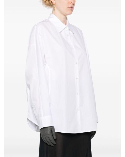 Dries Van Noten White Casio Shirts