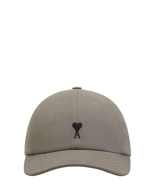 AMI Gray Ami De Coeur Hat for men