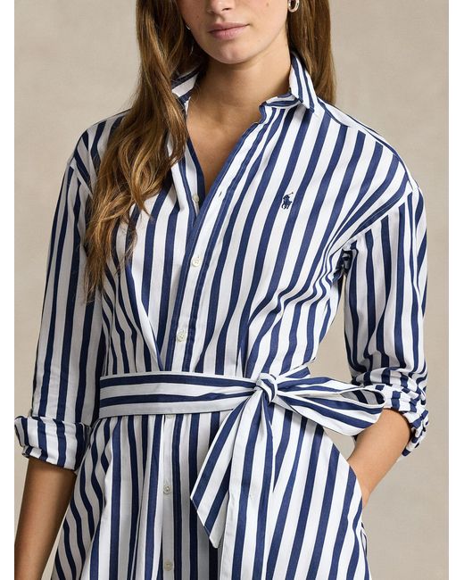 Polo Ralph Lauren White Striped Dress