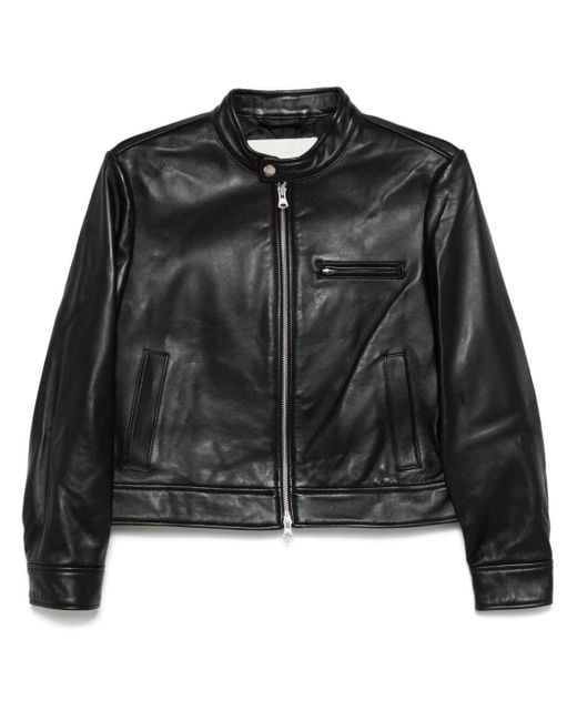 DUNST Black Racing Leather Jacket