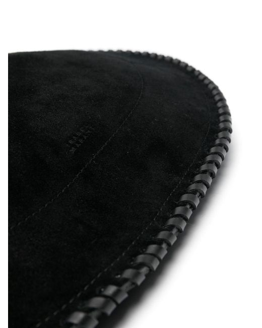 Isabel Marant Black Oskan Soft Leather Hobo Bag