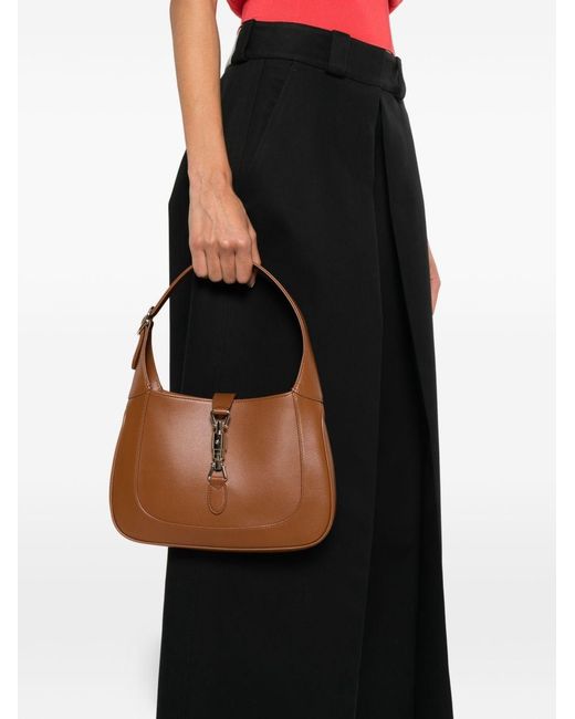 Gucci Brown Jackie 1961 Medium Leather Shoulder Bag