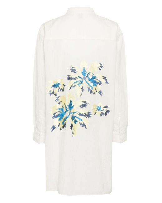 Paul Smith White Embroidered Shirt