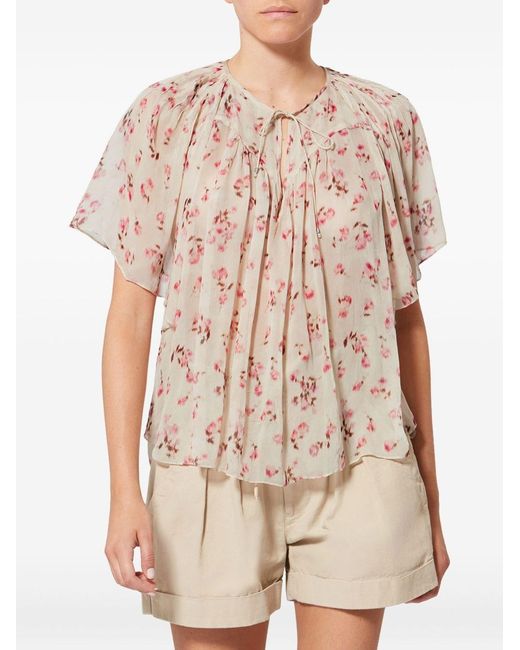 Isabel Marant Pink Neslya Top