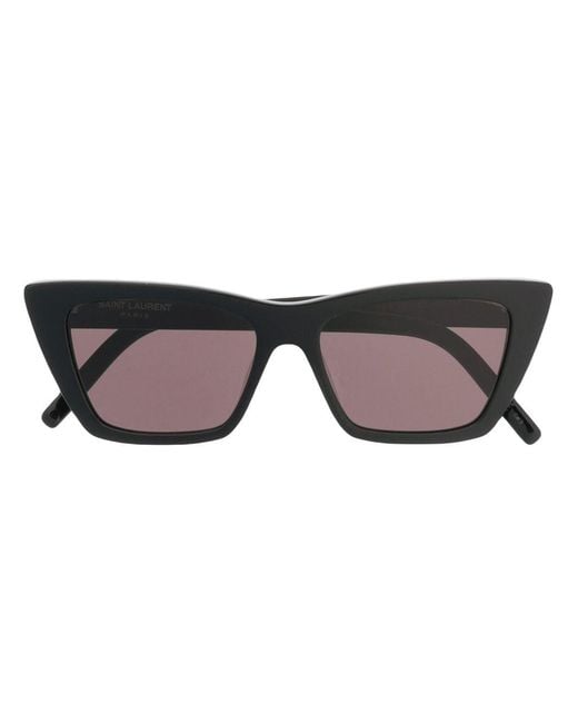 Saint Laurent Brown New Wave Sunglasses