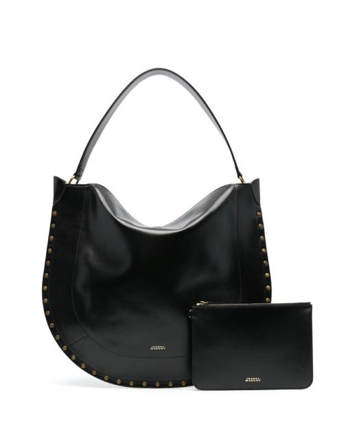 Borsa Oskan Hobo di Isabel Marant in Black