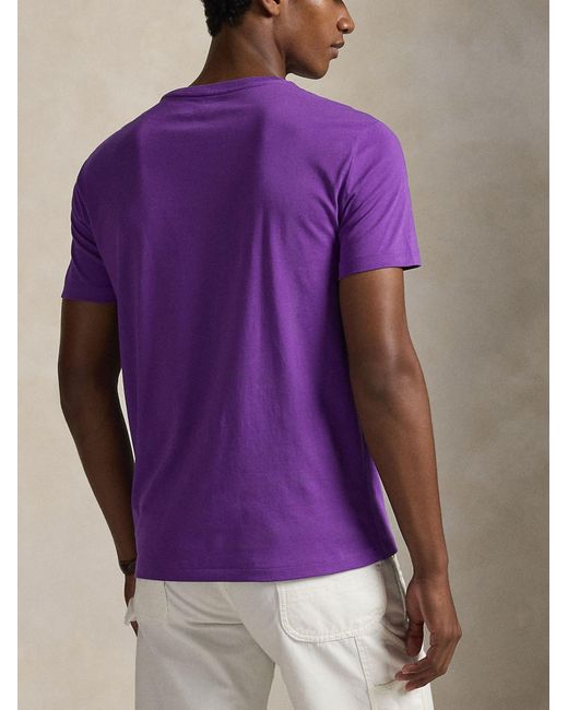 Polo Ralph Lauren Purple Cotton T-Shirt for men