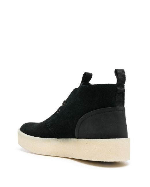 Clarks Desert Cup Suede Ankle Boots in Black for Men | Lyst Canada