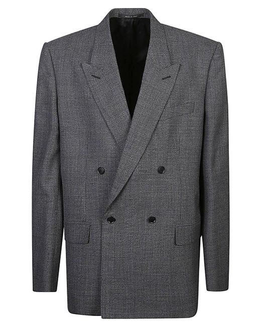 Balenciaga Gray Jacket With Logo for men