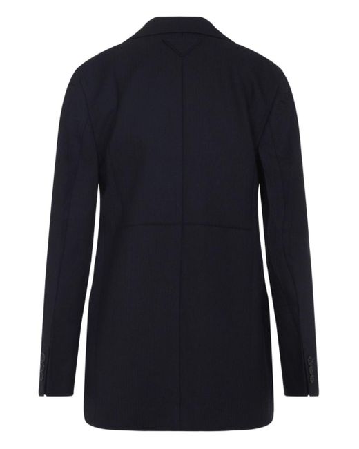 Giacca Monopetto di Prada in Blue