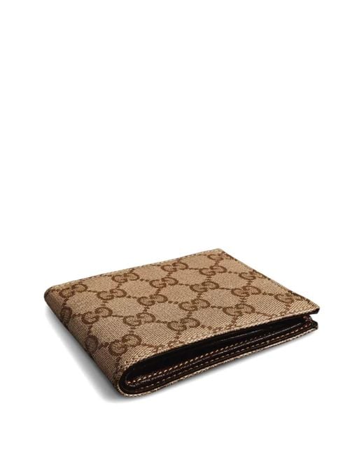 Gucci Brown Gg Bifold Wallet for men