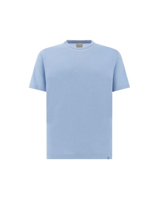 Paul & Shark Blue Cotton T-Shirt for men