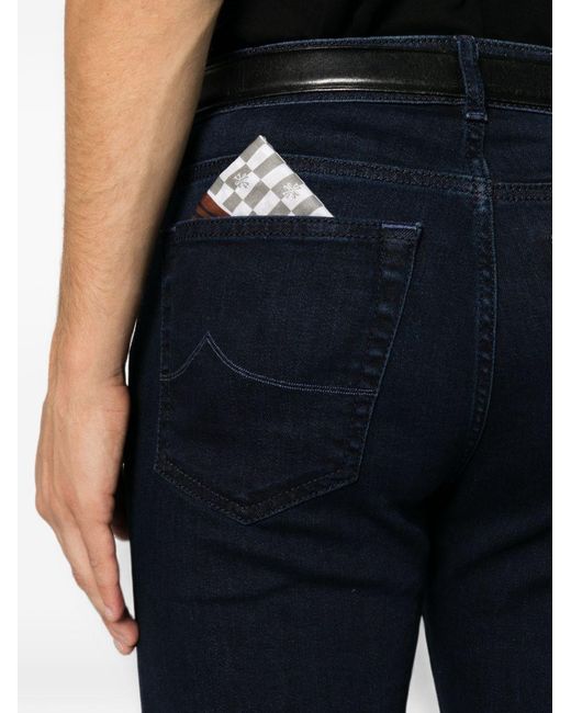 Jacob Cohen Blue Slim Fit Denim Jeans for men