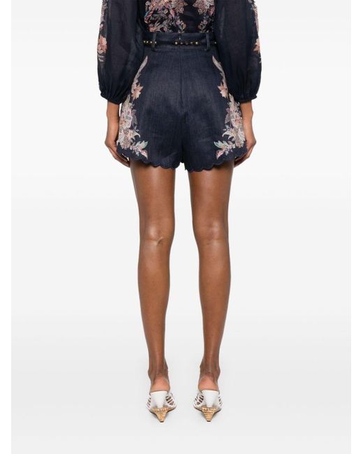 Shorts Rhiannon di Zimmermann in Black