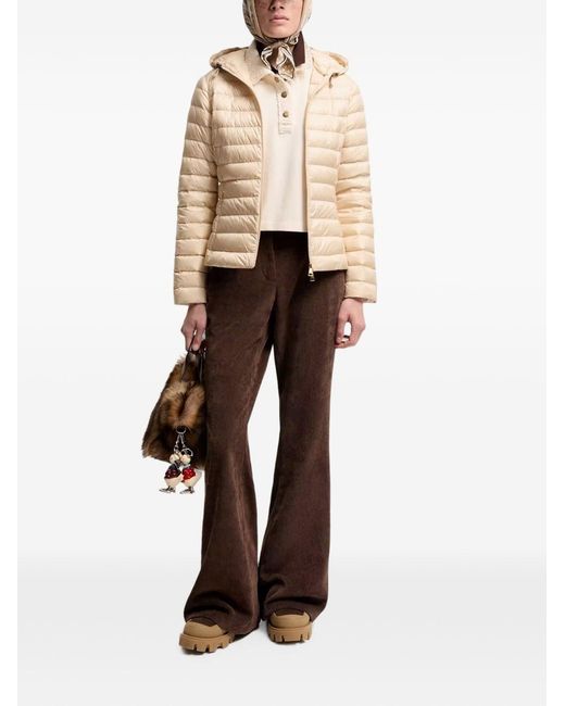 Moncler Natural Igelhood Short Down Jacket