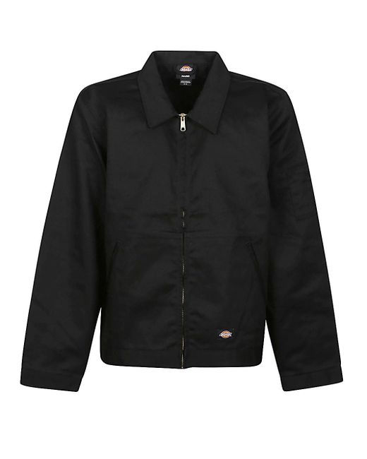 Dickies Black Jacket With Logo for men