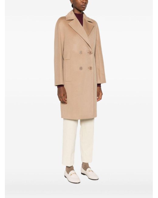 Max Mara Natural Wool Coat