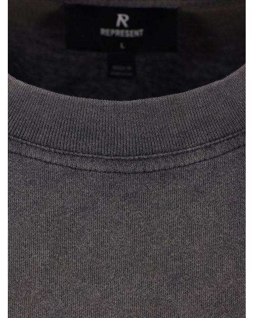 Represent Gray Owners Club Script T-Shirt for men