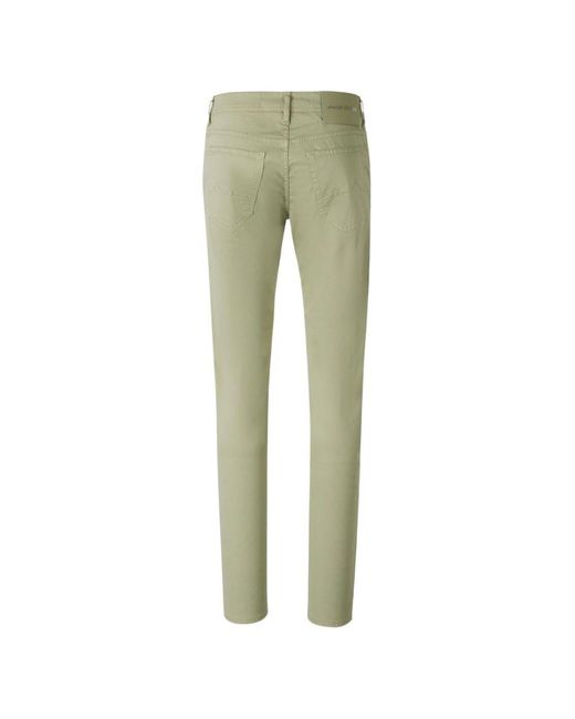 Jacob Cohen Green Cotton Jeans for men