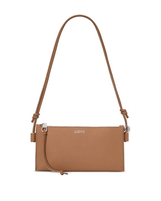 Loewe Brown Joya Leather Pouch