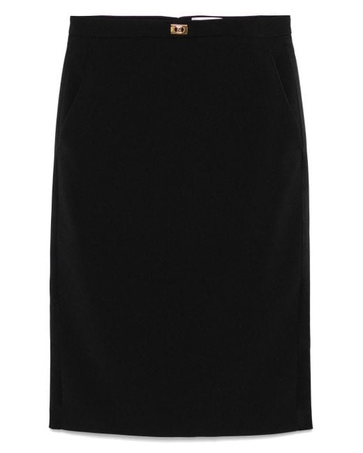 Gonna Midi di Elisabetta Franchi in Black