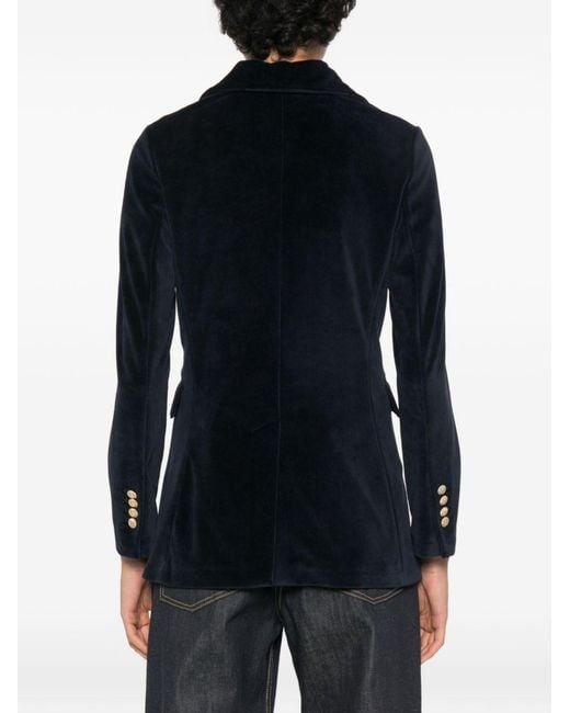 Circolo 1901 Black Cotton Double-Breasted Jacket