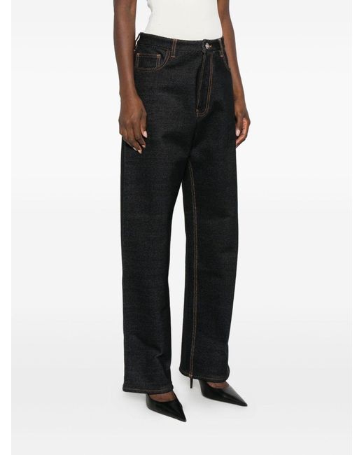 Alaïa Black Denim Cotton Jeans