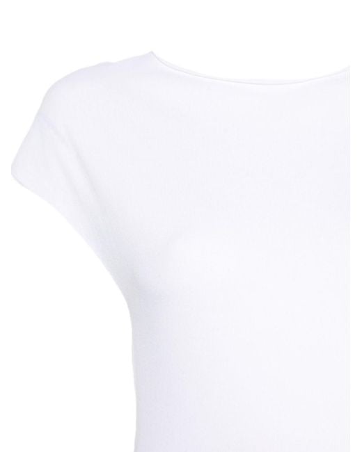 Alysi White Asymmetric Top
