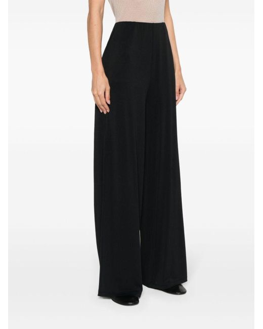 Wolford Black Crepe Jersey Trousers