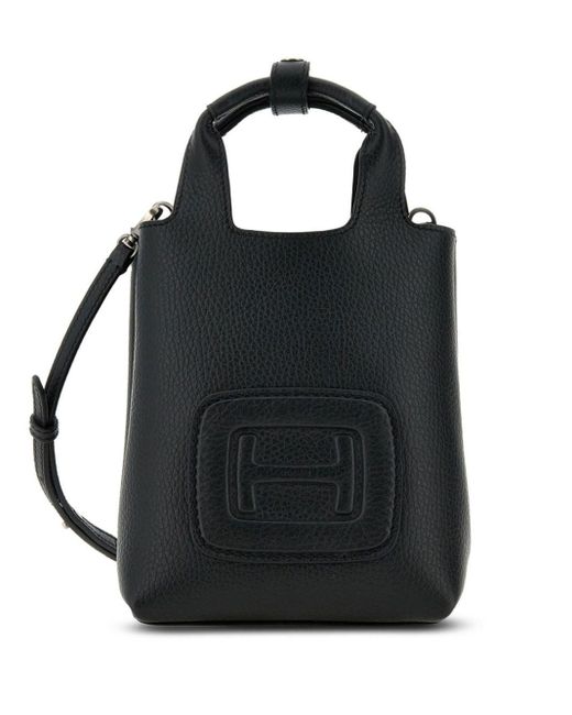 Borsa shopper H-Bag mini di Hogan in Black
