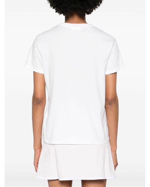 Mc2 Saint Barth White Emilie Cotton T-shirt