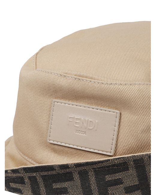 Sciarpa Con Logo di Fendi in Natural da Uomo