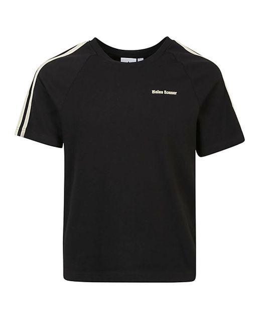 Adidas by Wales Bonner Black Logo Organic Cotton T-Shirt for men