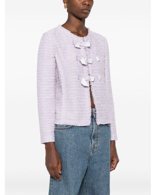 Emporio Armani Purple Blazer Jacket