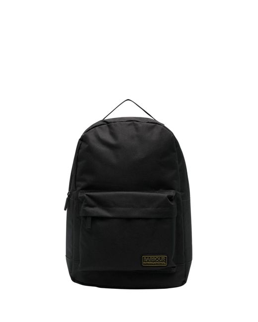 Barbour Black Knockhill Essential Backpack for men