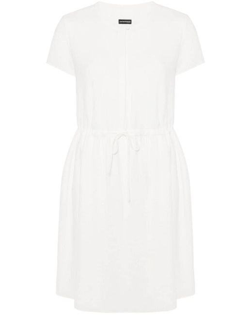 Emporio Armani White Short Dress