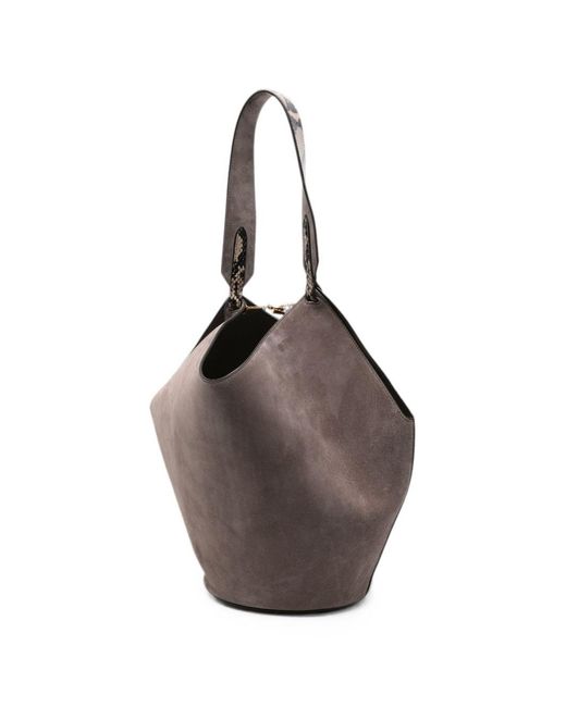 Borsa A Secchiello di Khaite in Metallic