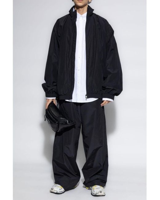 Balenciaga Blue Wide Leg Pants for men