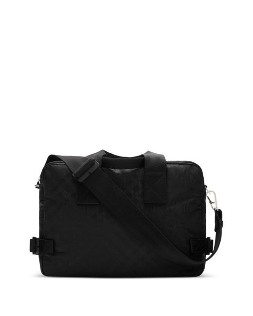 Burberry Black Duffle Bag With Logo for men