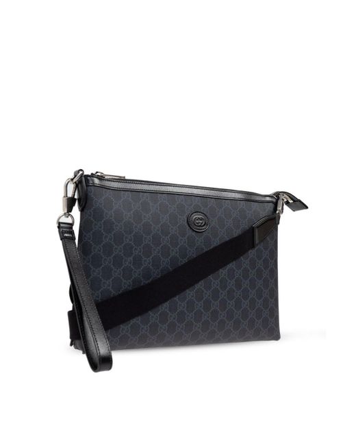 Gucci Black Shoulder Bag With Logo for men